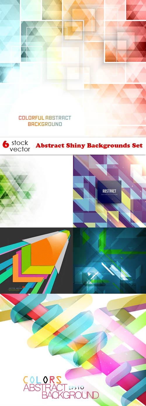 Abstract Shiny Backgrounds Set ((aitff (13 files)