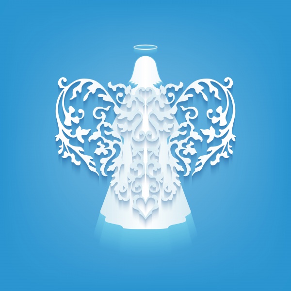Angel wings guardian of the holy spirit ((eps (50 files)