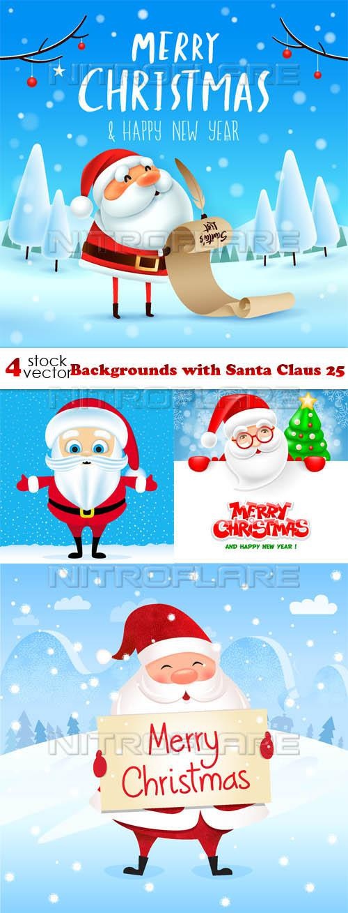 Backgrounds with Santa Claus 26 ((aitff (8 files)