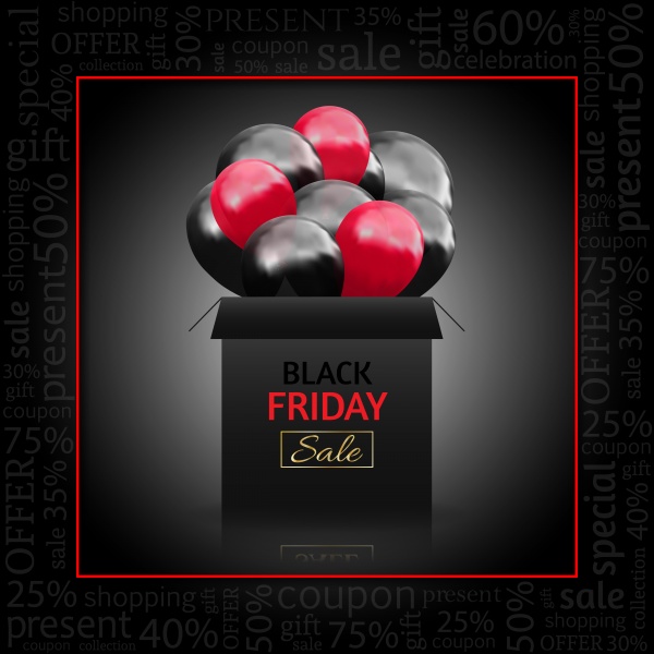 Black Friday gift voucher vector template, discount coupon, discount background ((eps (30 files)