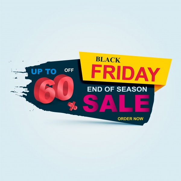 Black friday Sale vector banner, big sale template design ((eps (34 files)