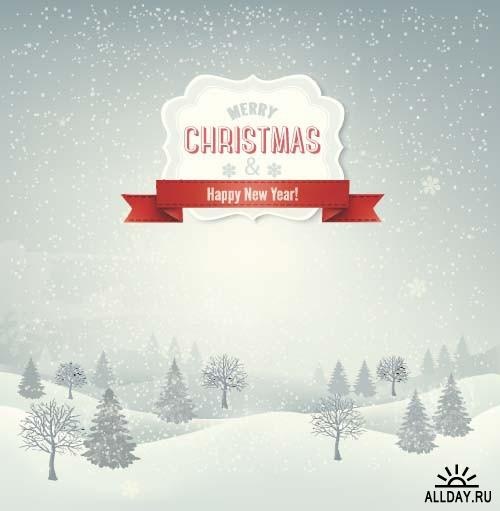 Christmas background 7 ((eps (6 files)