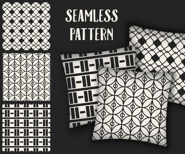 Creative abstract concept vector monochrome geometric pattern ((eps (30 files)