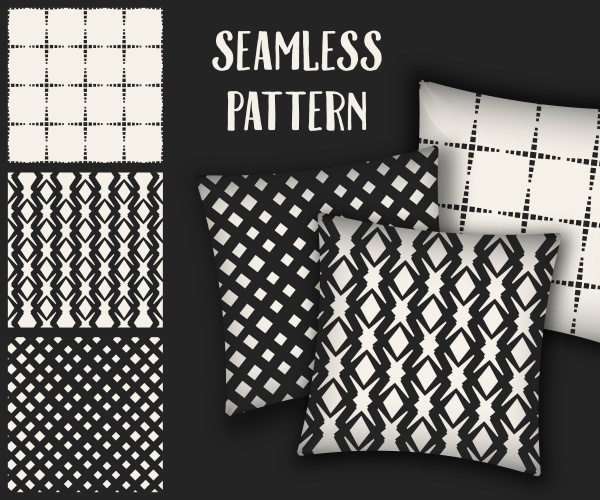 Creative abstract concept vector monochrome geometric pattern ((eps (30 files)