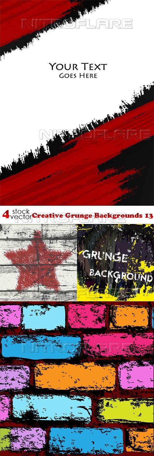 Creative Grunge Backgrounds 13 ((aitff (9 files)