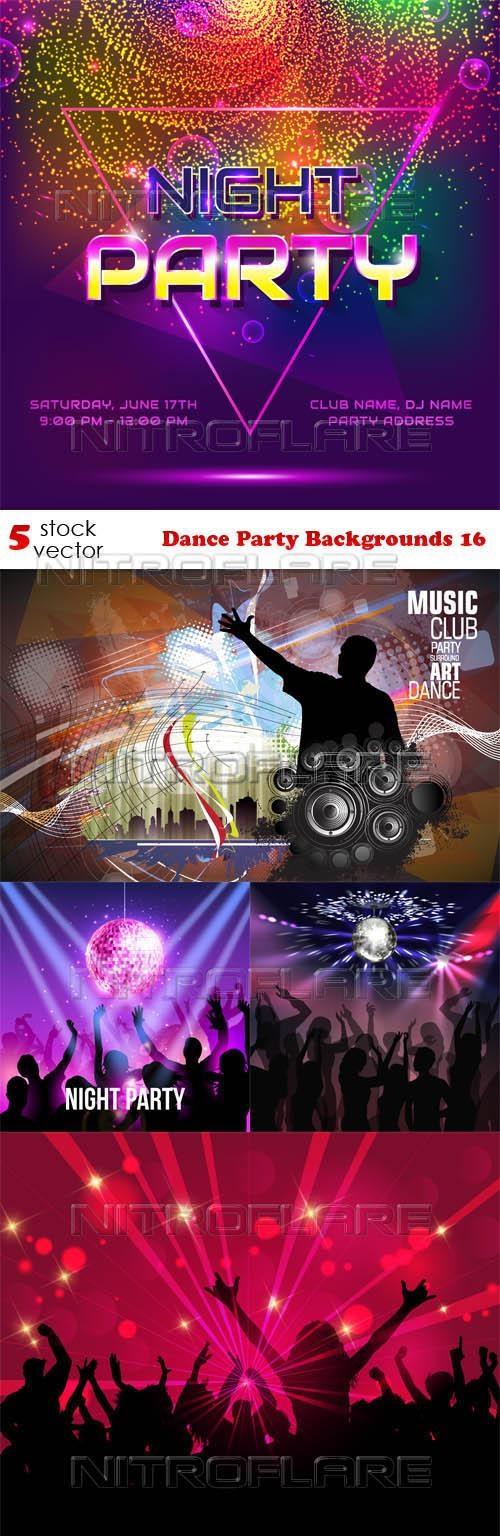 Dance Party Backgrounds 16 ((aitff (8 files)