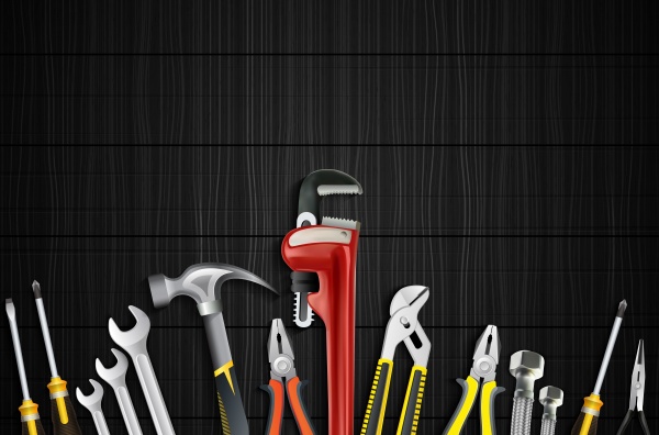 Plumbing services vector illustrations ((eps (38 files)