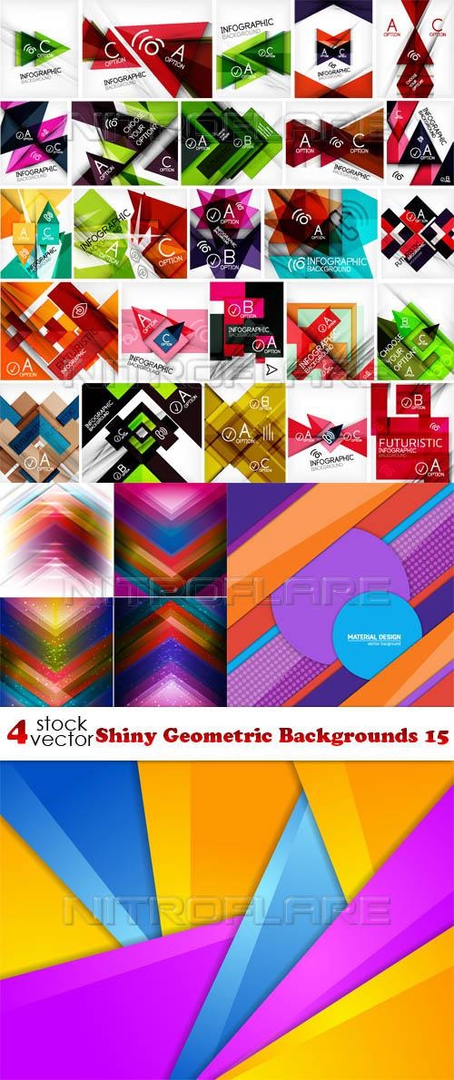 Shiny Geometric Backgrounds 15 ((aitff (8 files)