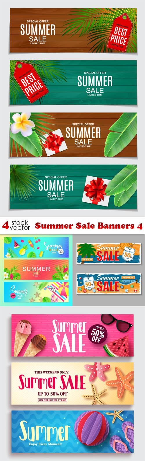 Summer Sale Banners 4 ((aitff (9 files)