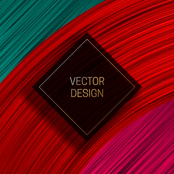 Rectangular frame on colorful dynamic vector background ((eps (20 files)