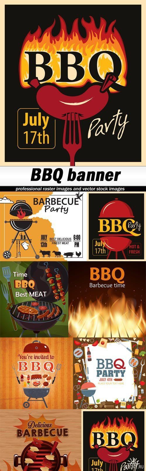 BBQ banner ((eps (9 files)