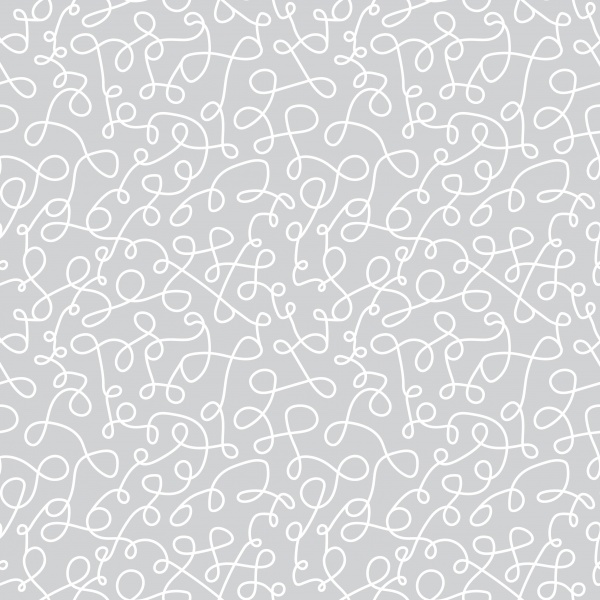 Curly hand drawn seamless patterns ((eps (16 files)