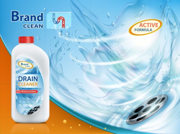 Detergent cleaning packaging vector design ((eps (12 files)