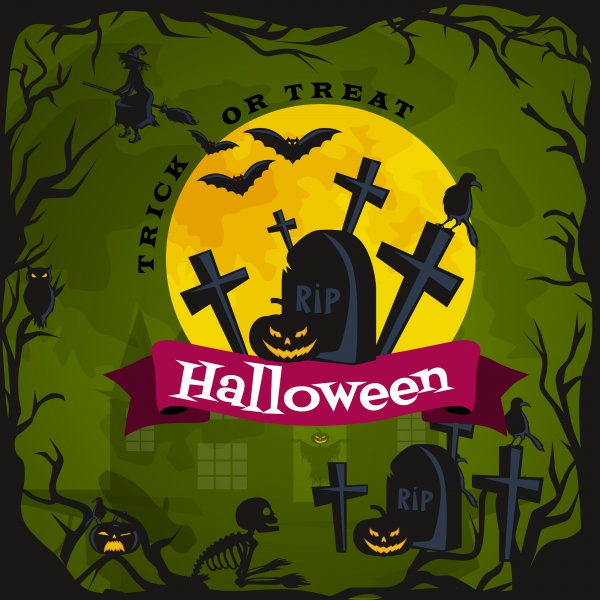 Halloween background 2 ((eps - 2 (52 files)