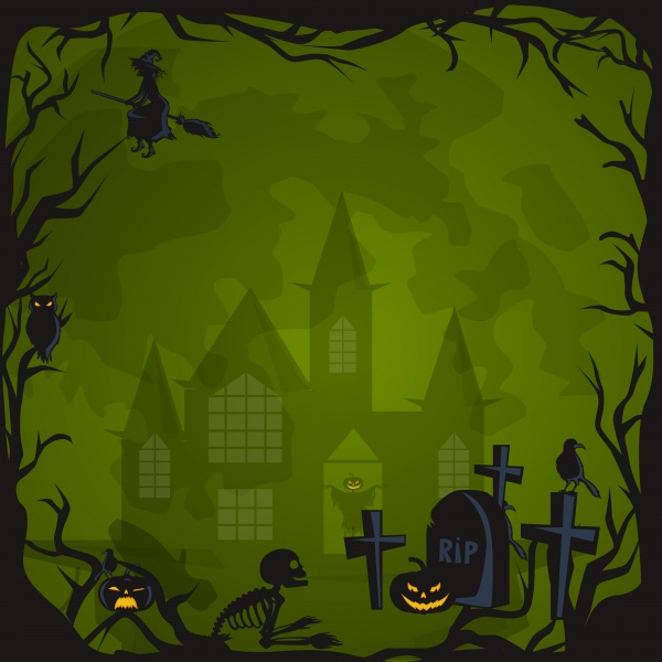 Halloween background 2 ((eps - 2 (52 files)