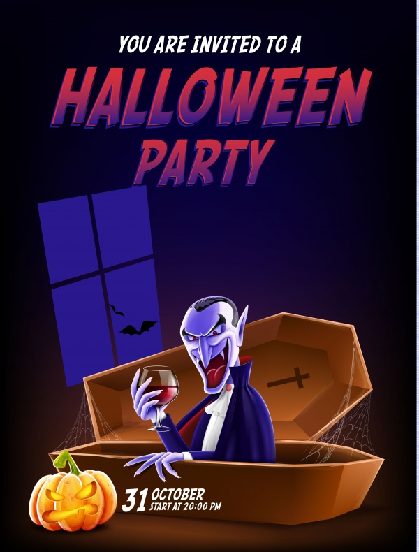 Halloween witch party ((eps (30 files)