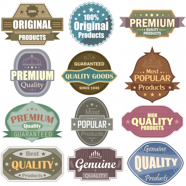 Vector label tag sticker and icons set ((eps - 2 (18 files)
