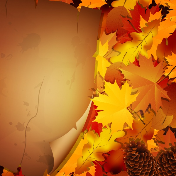    . Autumn backgrounds in vector ((eps - 2 (21 files)