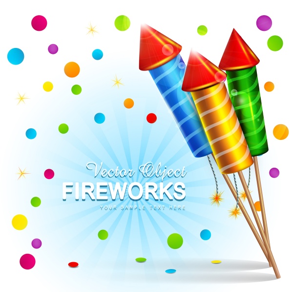 Background picture fireworks firecracker rocket ((eps - 2 (26 files)