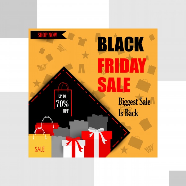 Black Friday Sale and Promotion vector banner ((eps (24 files)