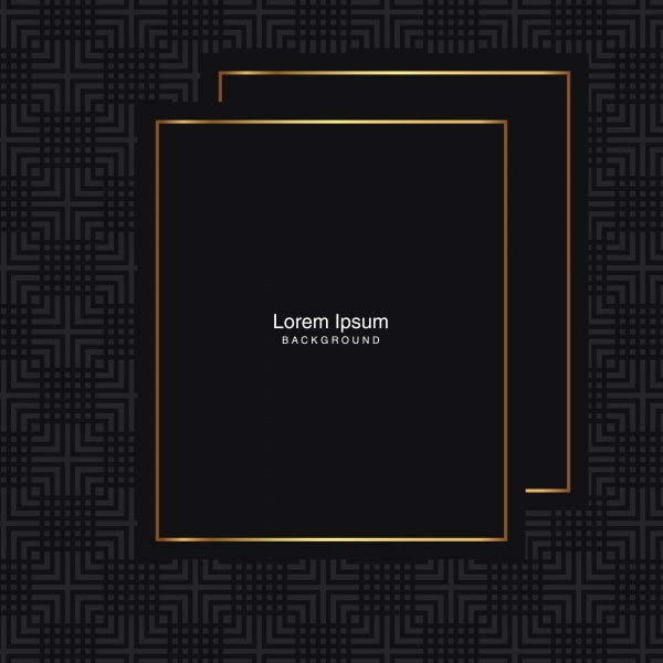 Black vector backgrounds with gold elements ((eps (38 files)