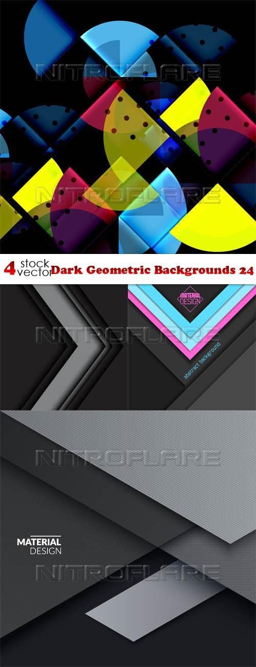 Dark Geometric Backgrounds 24 ((aitff (8 files)