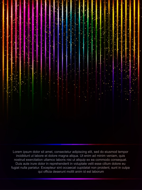 Design vector poster template for presentation, concert, show, retro banner ((eps (24 files)