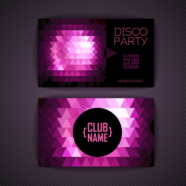 Disco Party Background ((eps (40 files)