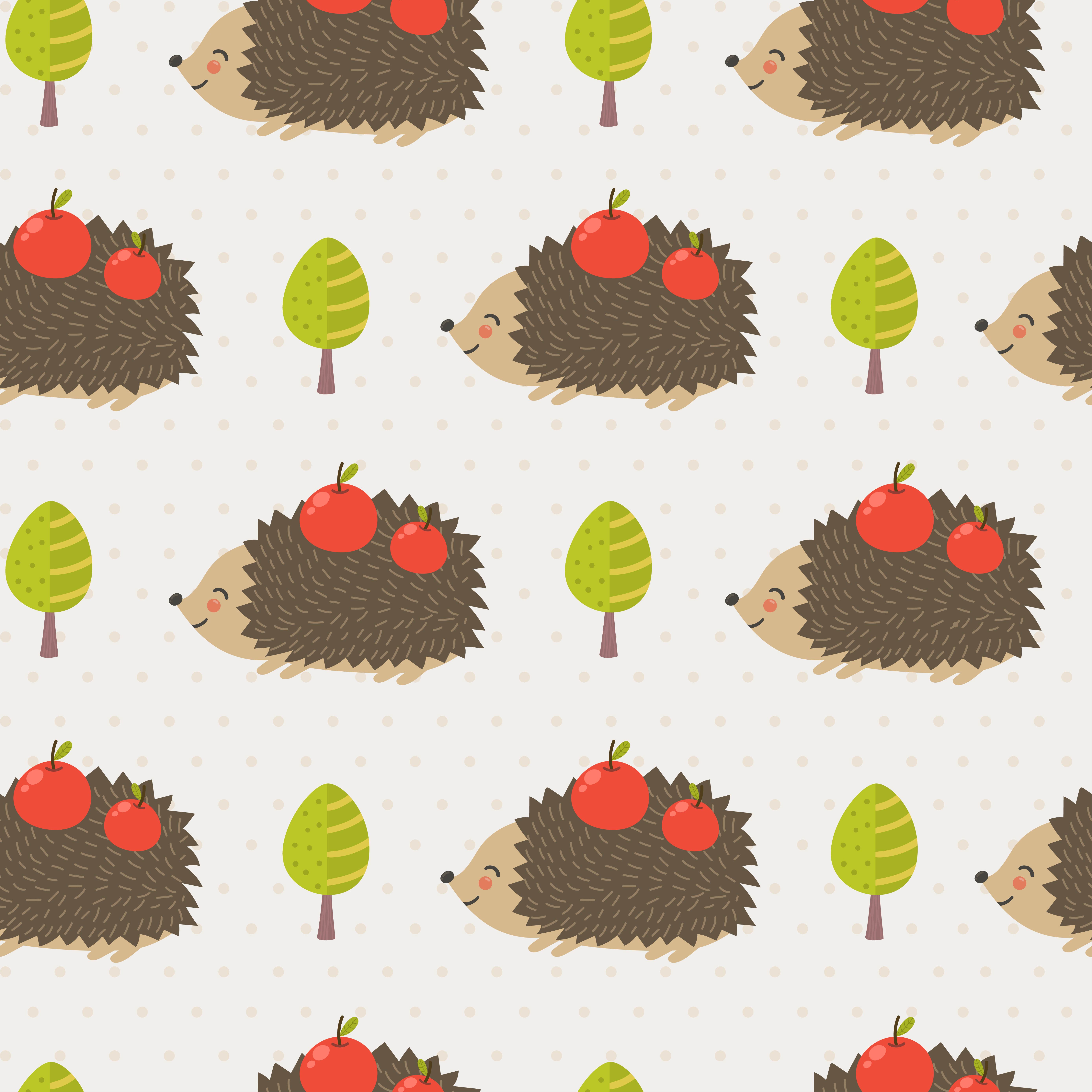 Download Forest Friends patterns and cards (33 files) » Векторные ...