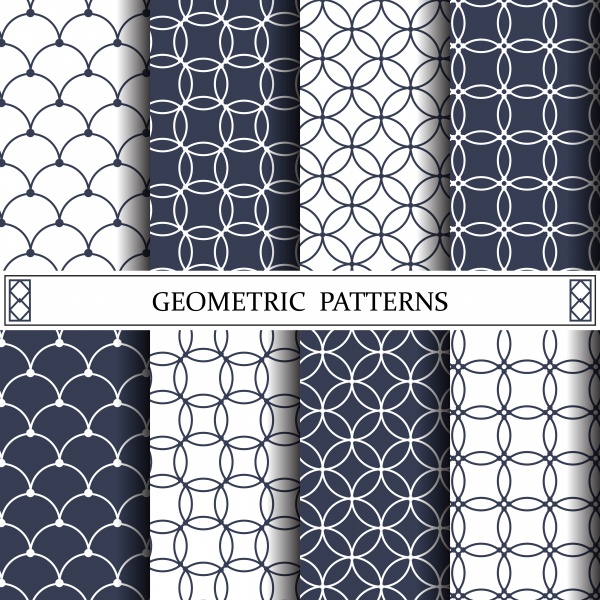 Geometric vector pattern, web page background ((eps (38 files)