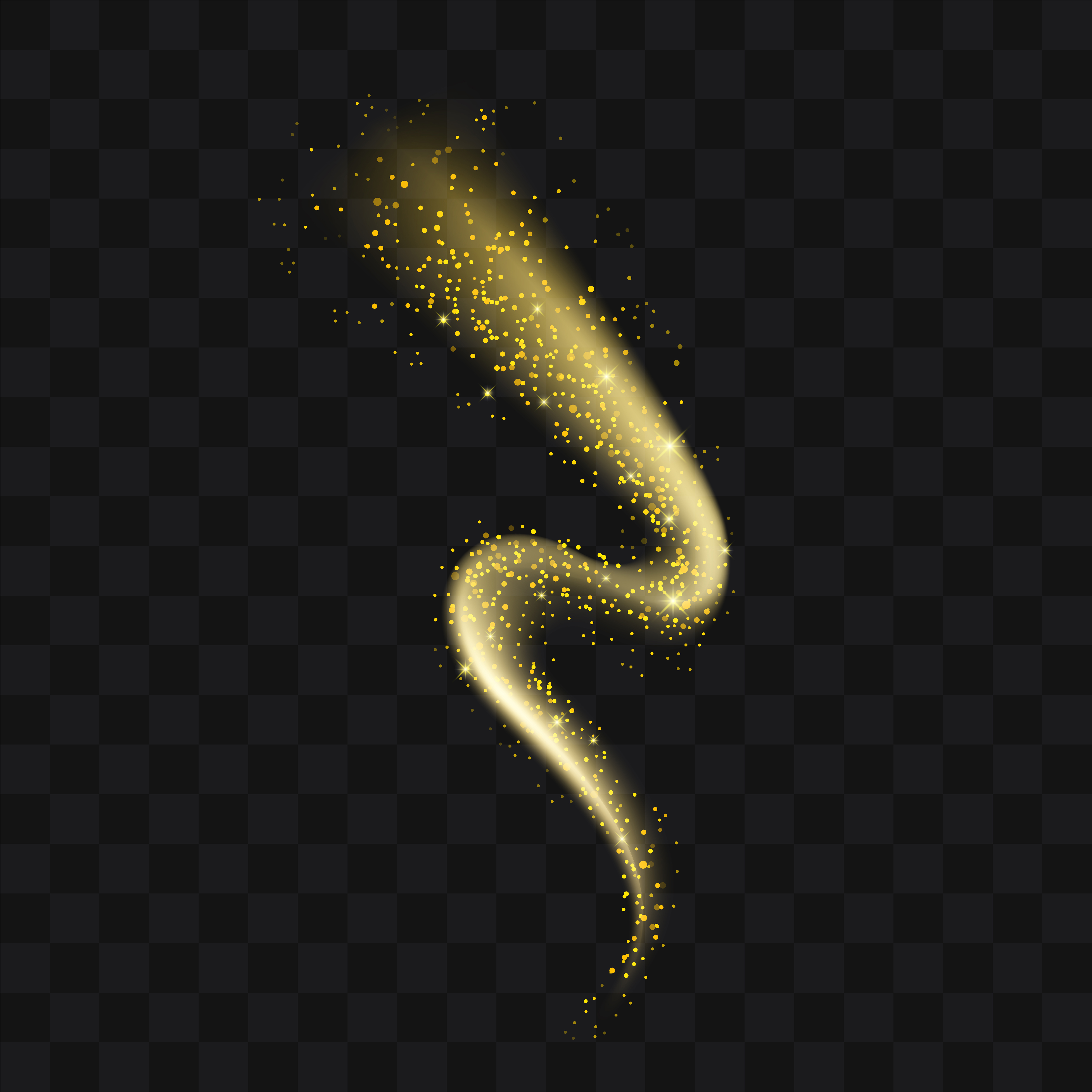  Gold  vector  glittering sparkling abstract particles on 