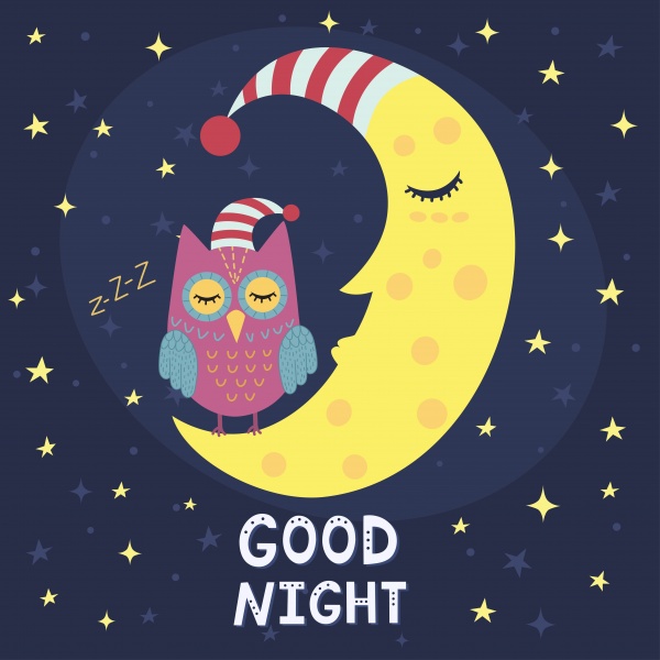 Good Night Vol. 1 patterns and cards ((eps ((png ((ai (54 files)