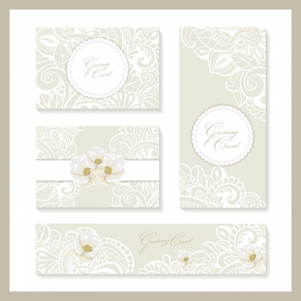 Greeting vector card with bouquet flowers for wedding, birthday and other holidays ((eps (30 files)