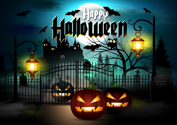 Halloween Background 3 ((eps (28 files)