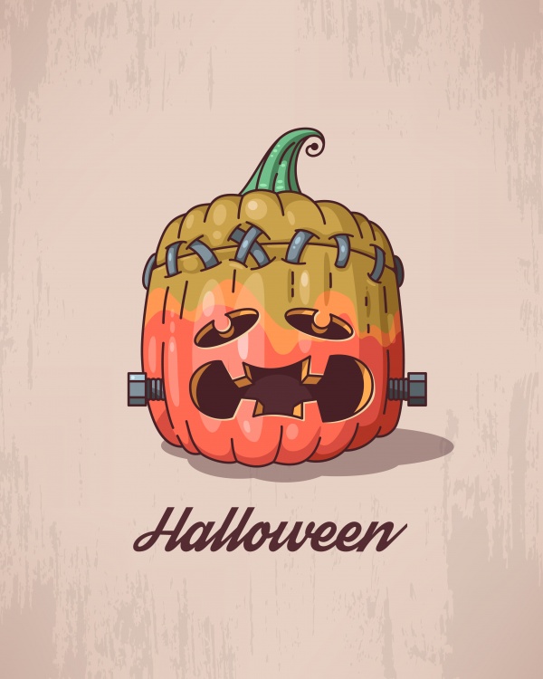 Halloween pumpkins 2 ((eps (28 files)