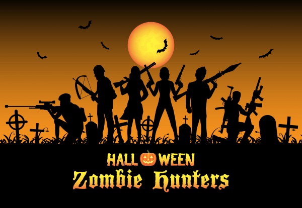 Halloween zombie hunter ((eps (50 files)
