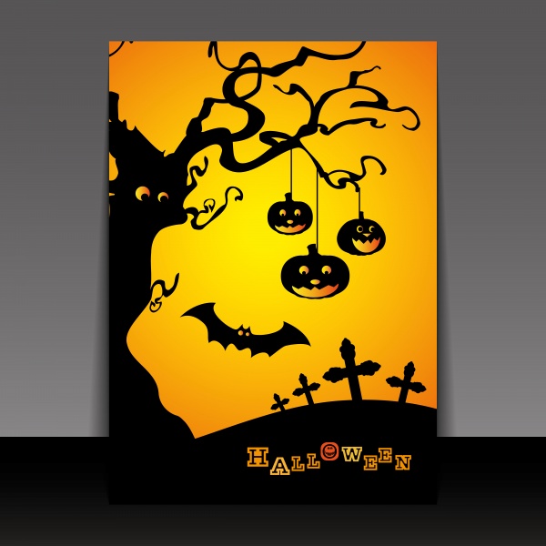 Happy Halloween Card ((eps (92 files)
