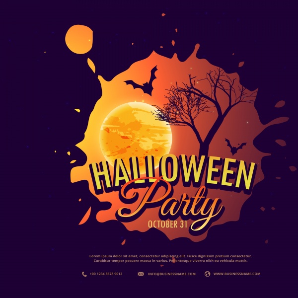Happy halloween pumpkins poster design ((eps (72 files)