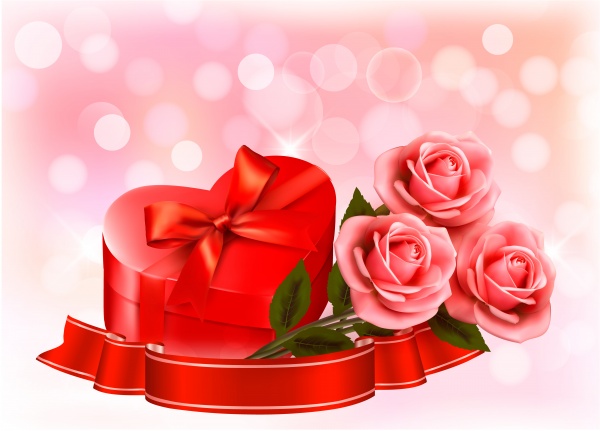 Holiday Valentines day background ((eps (44 files)