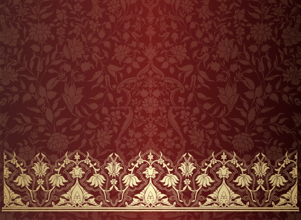 Indian vector texture with beautiful ornaments ((ai (30 files)