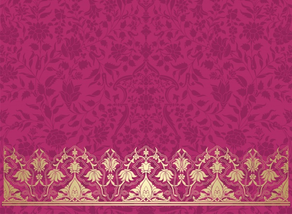 Indian vector texture with beautiful ornaments ((ai (30 files)