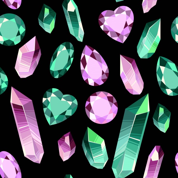 Patterns with Crystals ((ai ((jpg (10 files)