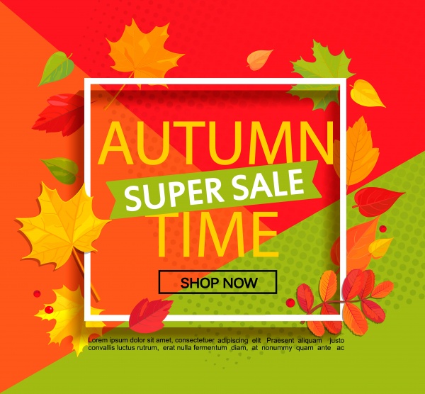Sale Autumn Backgrounds Set ((eps (13 files)
