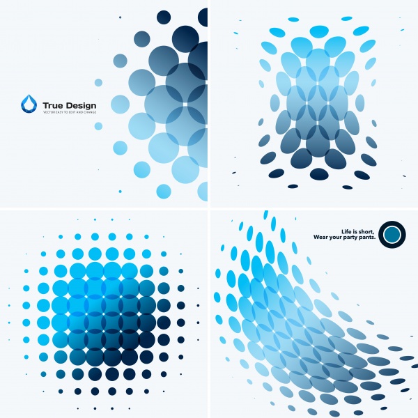 Set of abstract vector design elements for graphic layout, modern business template ((eps (32 files)