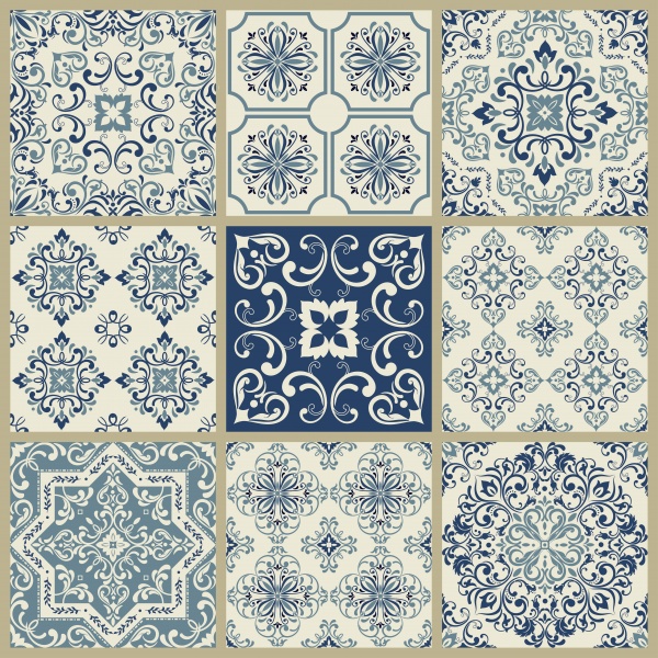 Set of beautiful decorative ornaments and patterns in a vector ((eps (32 files)