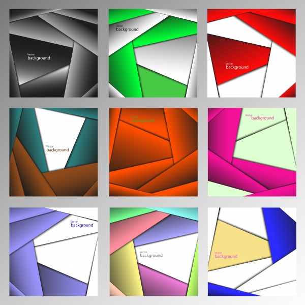 Shiny Geometric Backgrounds 14 ((aitff (12 files)