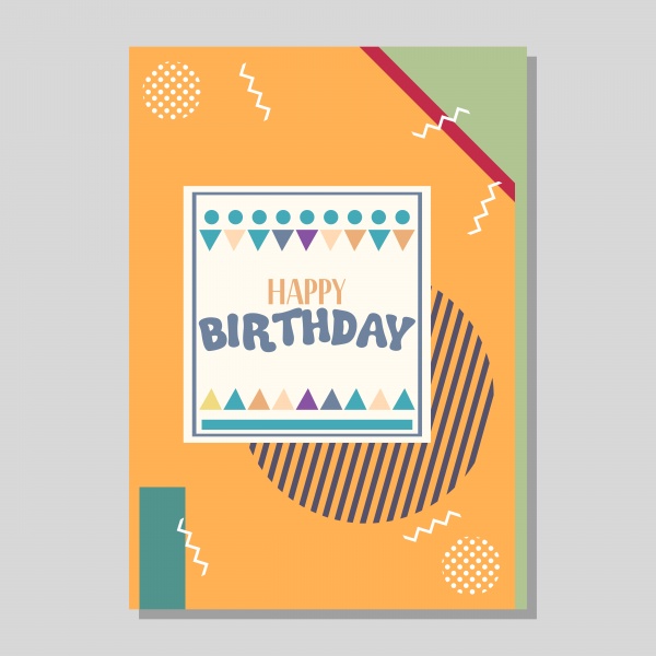 Vector birthday party flyers templates ((eps (38 files)