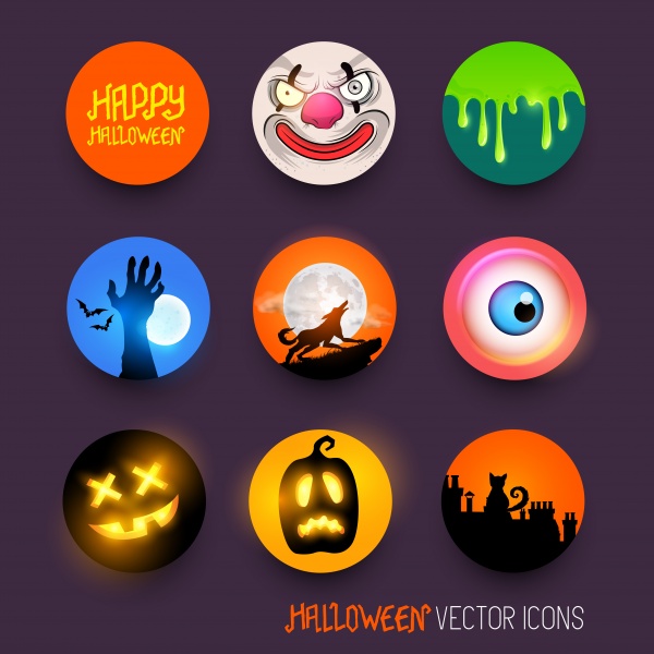 Vector Halloween Collection ((eps (24 files)