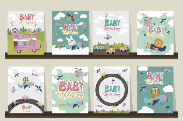 Air Baby illustration pattern ((eps ((ai (26 files)