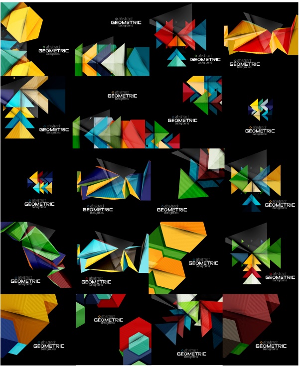 Dark Geometric Backgrounds 21 ((eps (12 files)